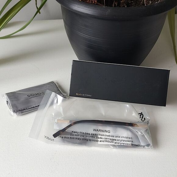 New In Box SOJOS Brown Tortoise Retro Aviator Sunglasses - Picture 8 of 9